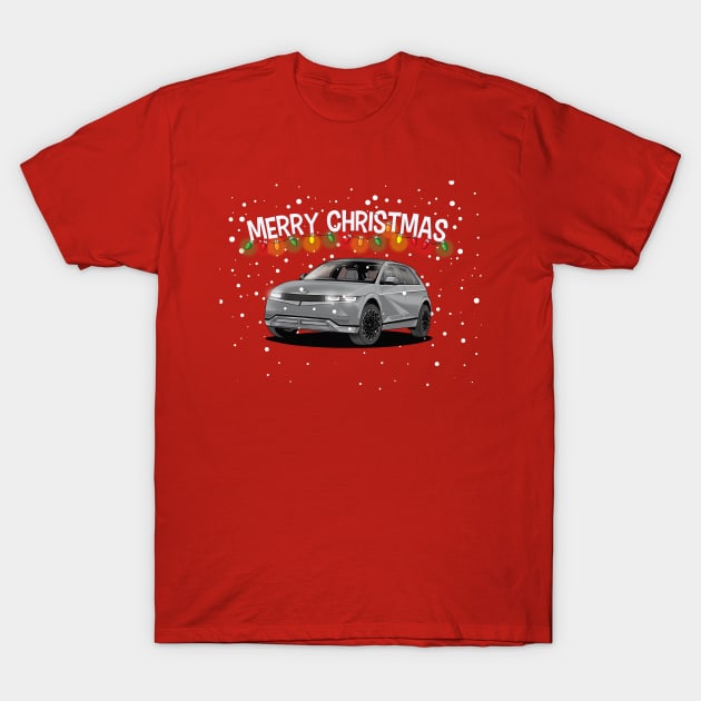 Hyundai IONIQ 5 Christmas T-Shirt by Webazoot